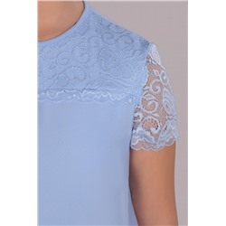 Блузка для девочки Анжелика Арт. 13177 (Светло-голубой)