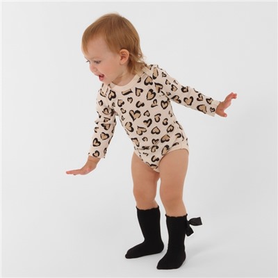 Боди с длинным рукавом «Крошка Я» Leo love, рост 74-80 см