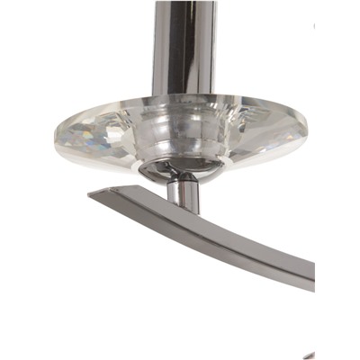 Бра настенное BayerLux «Барселона», 1хЕ14, 40 Вт, хром