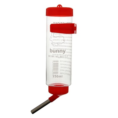 Поилка для грызунов, 250 мл, 16.5×5 см, цвет МИКС