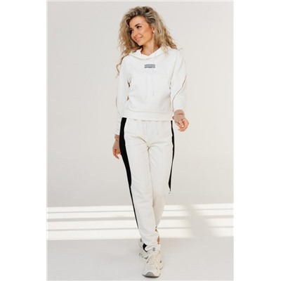 Костюм спортивный без начеса 44001 (Белый)