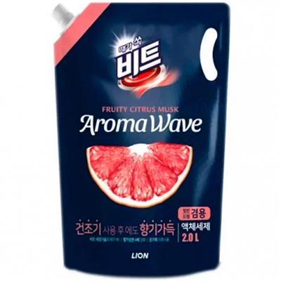 LION BEAT Концентрированное жидкое средство для стирки (Грейфрут) 2000 мл