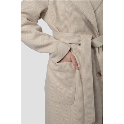 01-12217 Пальто женское демисезонное (пояс)