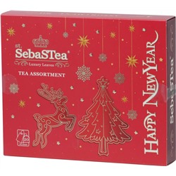 SebaSTea. Новый год. Christmas Deer (красная) карт.упаковка, 20 пак.