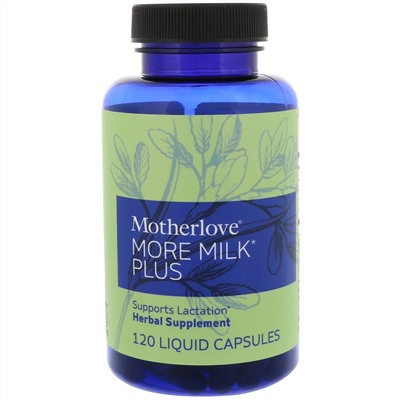 Motherlove, More Milk Plus, 120 жидких капсул