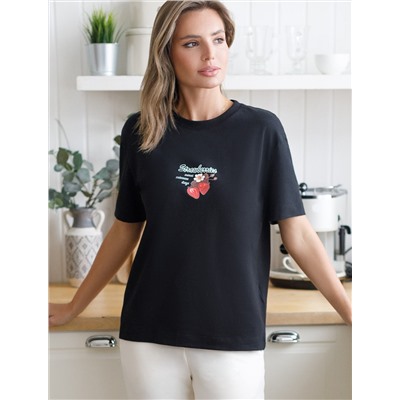 VILATTE Футболка D49.136