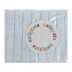 Полимерная глина Calligrata 50 г, с эффектом камня, снежный мрамор