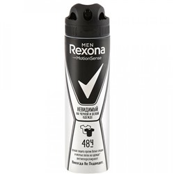 Дезодорант Спрей Rexona Men Антиперспирант Невидимый на черном и белом Invisible 150 мл