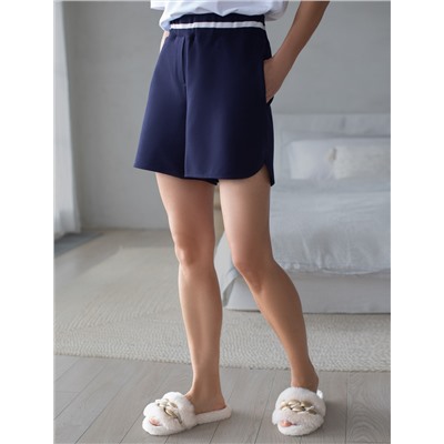 Шорты из эластичного футера-двухнитки