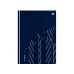Бизнес-блокнот А6, 64л кл Графика. Небоскребы, тв обл, глянц лам