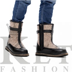 Сапоги мужские войлочные Буран, войлочная подошва