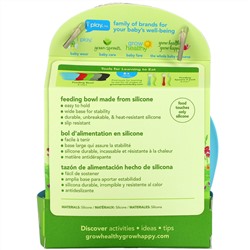 Green Sprouts, Feeding Bowl, 6+ Months, Aqua, 1 Bowl, 7 oz (207 ml)