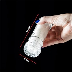 Мельница для специй, пластиковый механизм, 115 мл (45-80 гр), цвет прозрачный