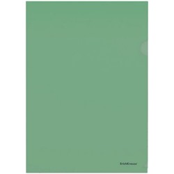 Папка-уголок (плотная)  А4 "Glossy Classic" 50154 полупрозрачная зеленая ErichKrause