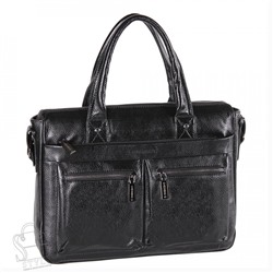 Портфель мужской кожаный 44906-3H black Heanbag