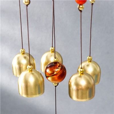 Музыка ветра колокольчики 5 шт. «Звезда песочная», металл, 47×8×8 см