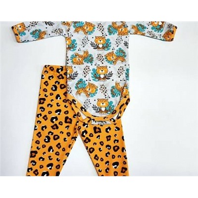 Костюм "Топотун" (боди длинный рукав + брючки на манжетах) (ИПК "Топотун")