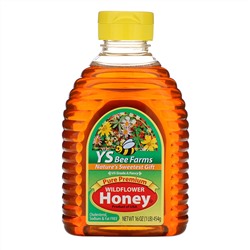 Y.S. Eco Bee Farms, Чистый полевой мед премиум-класса, 454 г (16 унций)
