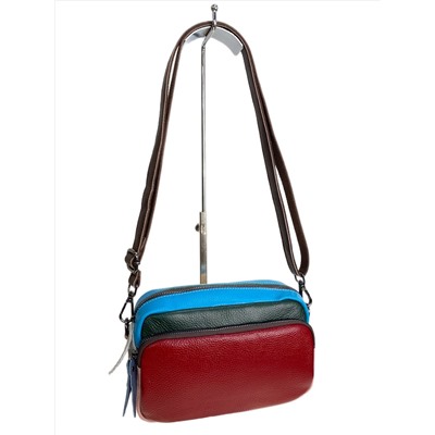Женская сумка из натуральной кожи, цвет  мультицвет
