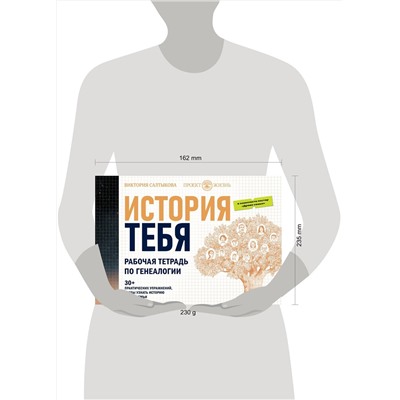 374179 АСТ Виктория Салтыкова и "Проект Жизнь" "История тебя. Рабочая тетрадь по генеалогии (комплект с постером)"