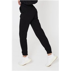 Брюки на манжете футер (Черный)