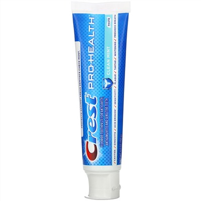 Crest, Pro Health, зубная паста, мята, 130 г (4,6 унции)