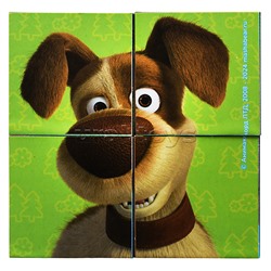 Кубики 4шт "Маша и Медведь" (Анимаккорд)