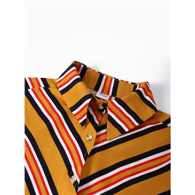 Платье миди женское MINAKU: Enjoy, жёлтое, размер 42