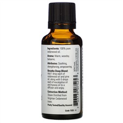 Now Foods, эфирные масла, кедр, 30 мл (1 жидк. унция)