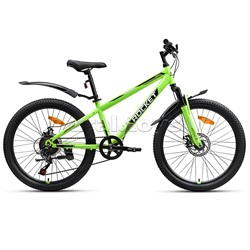 Велосипед 24" Rocket Aries 1.0 , цвет зеленый, размер 13"