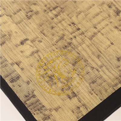 Шкатулка книга - сейф «Китайский дракон», дерево, искусственная кожа, тиснение, золото 27×18×7 см