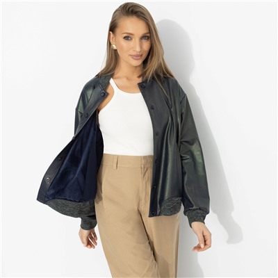 Бомбер из экокожи, Без фильтров