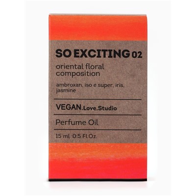 Парфюмерное масло женское VEGAN.Love.Studio So Exciting 02, 15 мл (по мотивам Molecules Escentric 02 (Escentric Molecules)