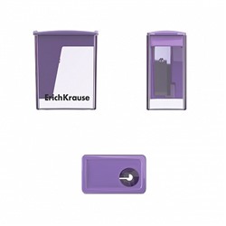 Точилка пласт. с контейнером  1 отв. City Mini, Pastel, ассорти (208052)