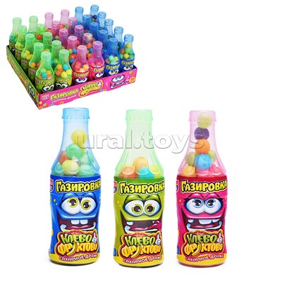 Сахарное драже с хрустящей начинкой "Газировка Клёво-Фруктово" 10г*30шт