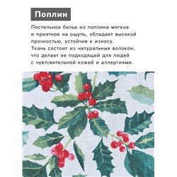 Постельное бельё 1.5-спальное «Этель» Winter berries, поплин