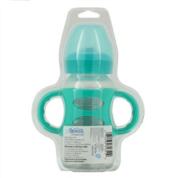 Dr. Brown's, Milestones, Sippy Bottle, 6M+, Turquoise, 9 oz (270 ml)