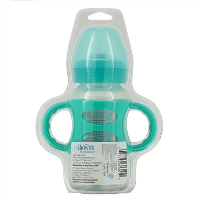 Dr. Brown's, Milestones, Sippy Bottle, 6M+, Turquoise, 9 oz (270 ml)