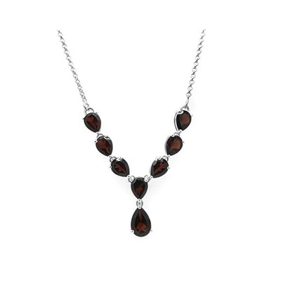 Колье из серебра гранат, Дамиано