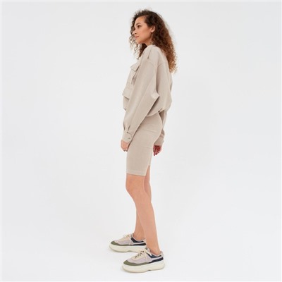 Велосипедки женские MINAKU цвет молочный, р-р 48