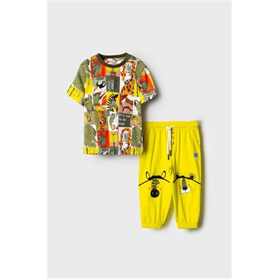 Комплект детский трикотажный для мальчиков: джемпер (футболка), брюки PLAYTODAY, 1243360