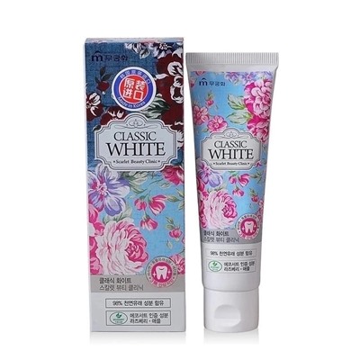 Зубная паста  ukunghwa Classic White scarlet beauty clinic  отбеливающая ягоды и мята