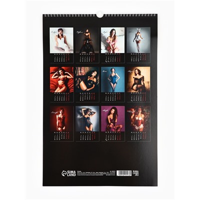 Календарь 2026 перекидной на ригеле А3 «Девушки»