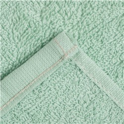 Салфетки махровые «Этель. Маме», 30×30 см, 4 шт., 100% хлопок, 340 г/м², зелёные/розовые