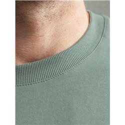 Футболка базовая полуприлегающая из премиального хлопка с эластаном