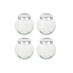 Набор банок для специй 4шт., 200мл, стекло VETTA