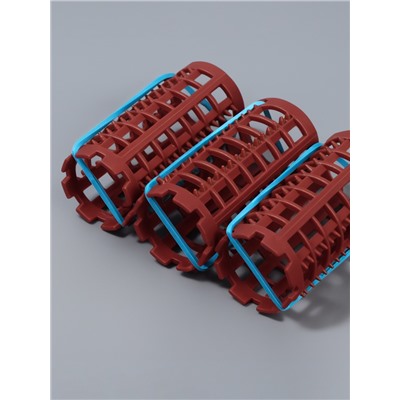 Бигуди на резинке, d=2.7 см, 8 шт., МИКС