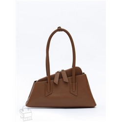 Сумка женская кожаная 6006L brown Polina&Eiterou