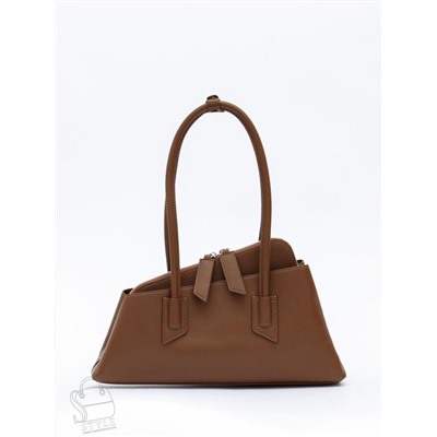 Сумка женская кожаная 6006L brown Polina&Eiterou