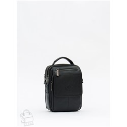 Сумка мужская кожаная 99778Z black Zinimsk